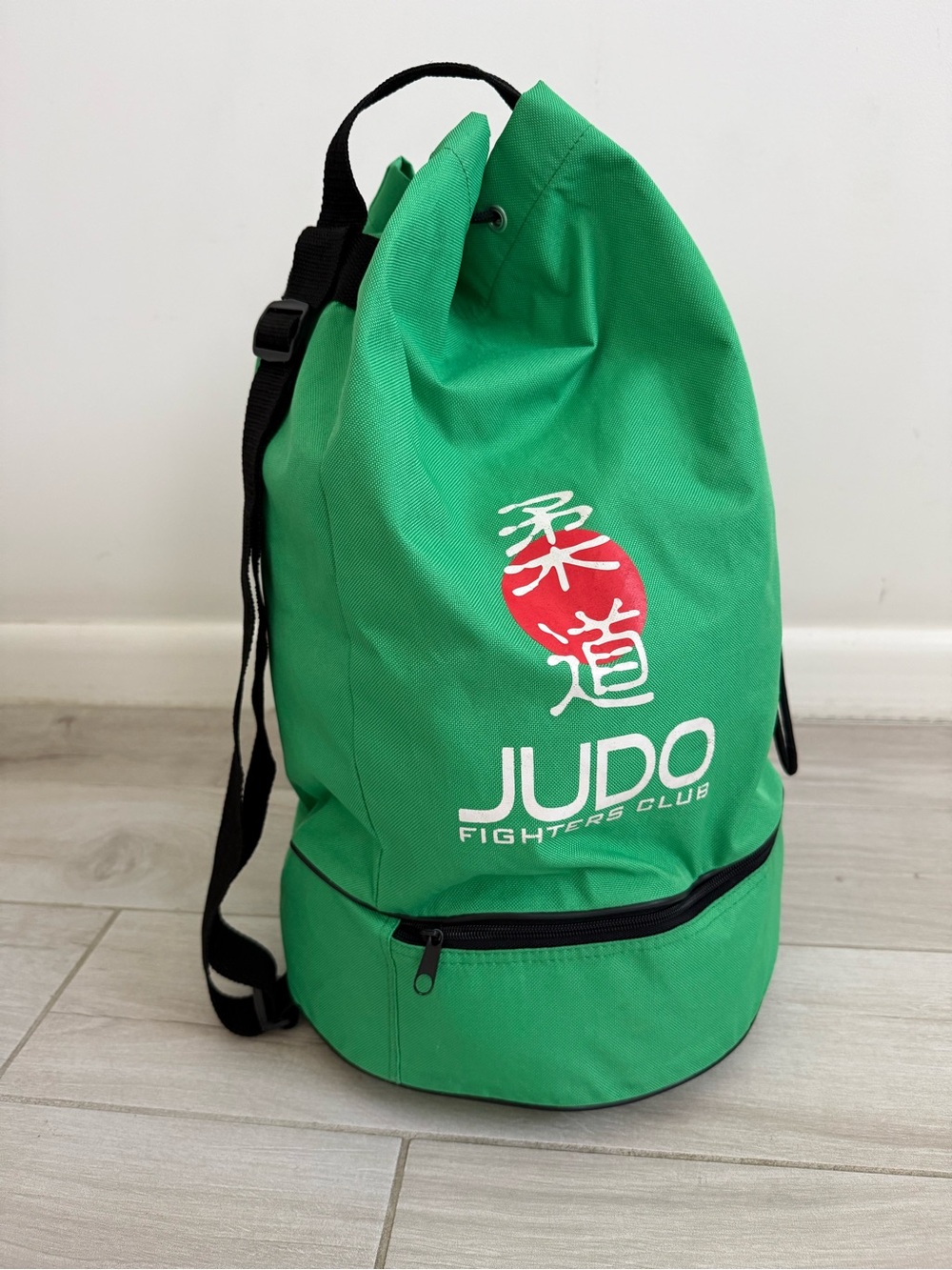 Green Drawstring Backpack, kids/adults